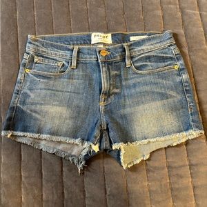 FRAME cutoff shorts